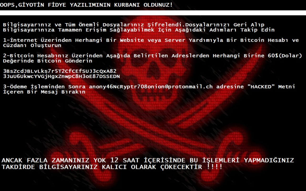 GIOTINE FIDY Ransomware