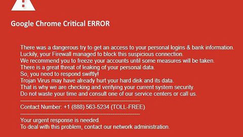 Google Chrome CriticalERROR Scam thumb