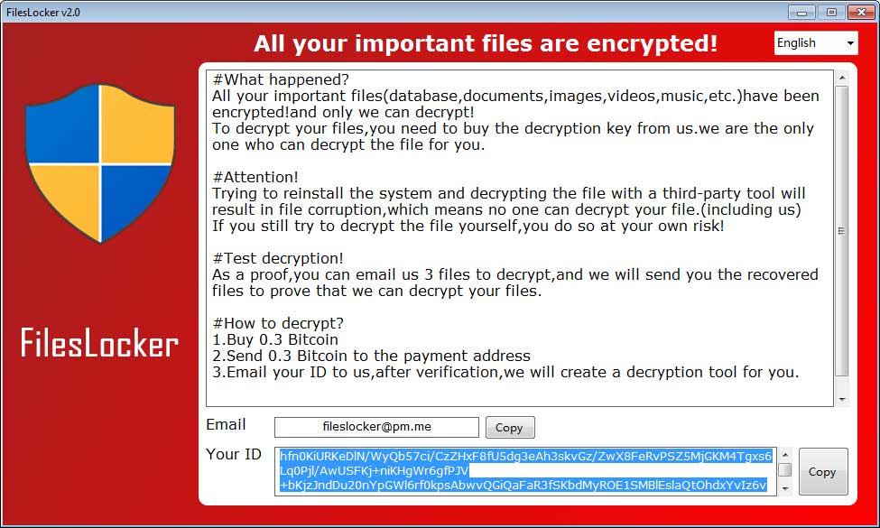 FilesLocker Ransomware