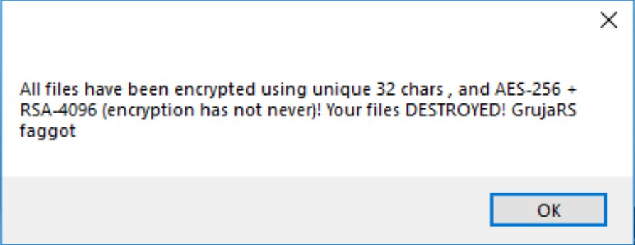 GrujaRSorium Ransomware
