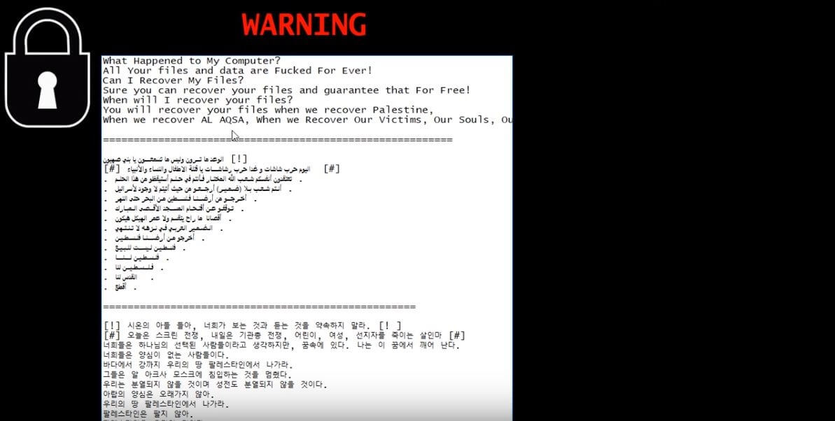 Israbye Ransomware