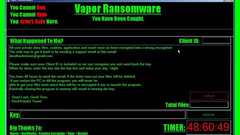 Vapor Ransomware thumb