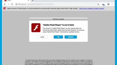 Adobe Flash Player is out of date Scam thumb