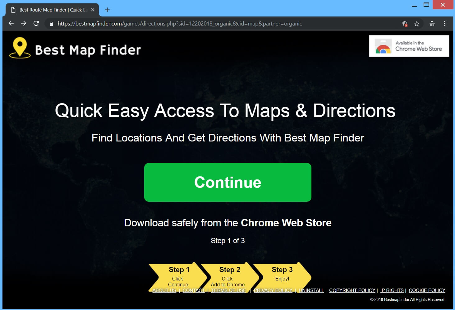 Bestmapfinder Hijacker