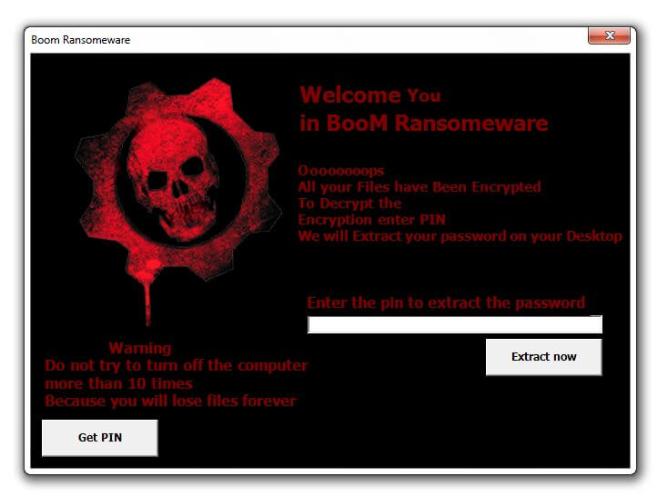 Boom Ransomware