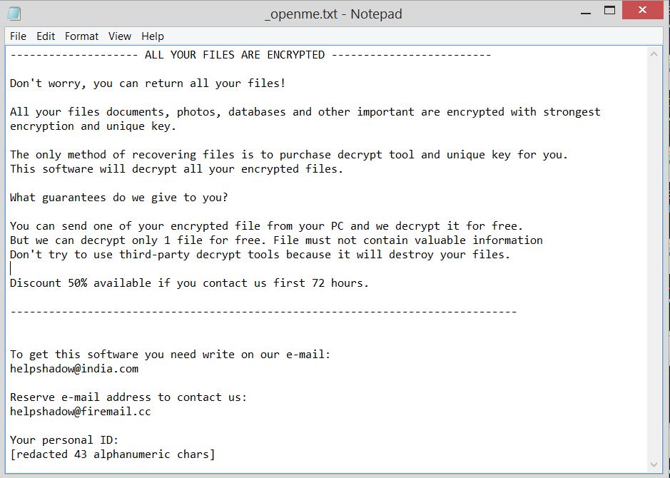 Djvut Ransomware