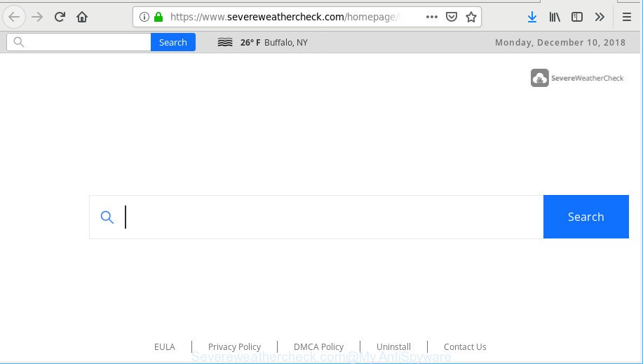 SevereWeatherCheck Browser Hijacker