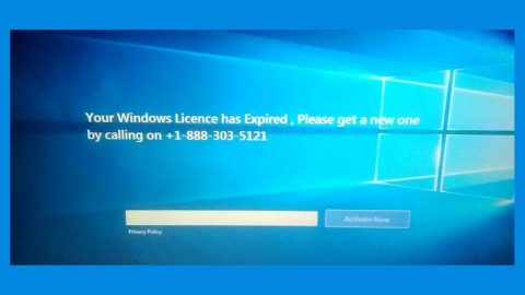 Your Windows License has Expired Scam thumb
