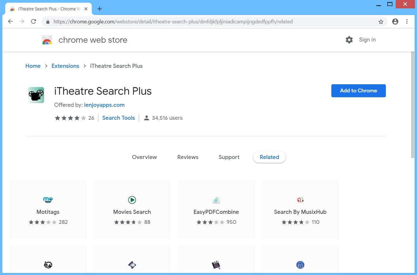 iTheatre Search Plus Hijacker