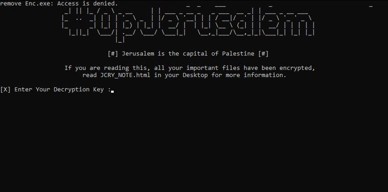 OpJerusalem Ransomware