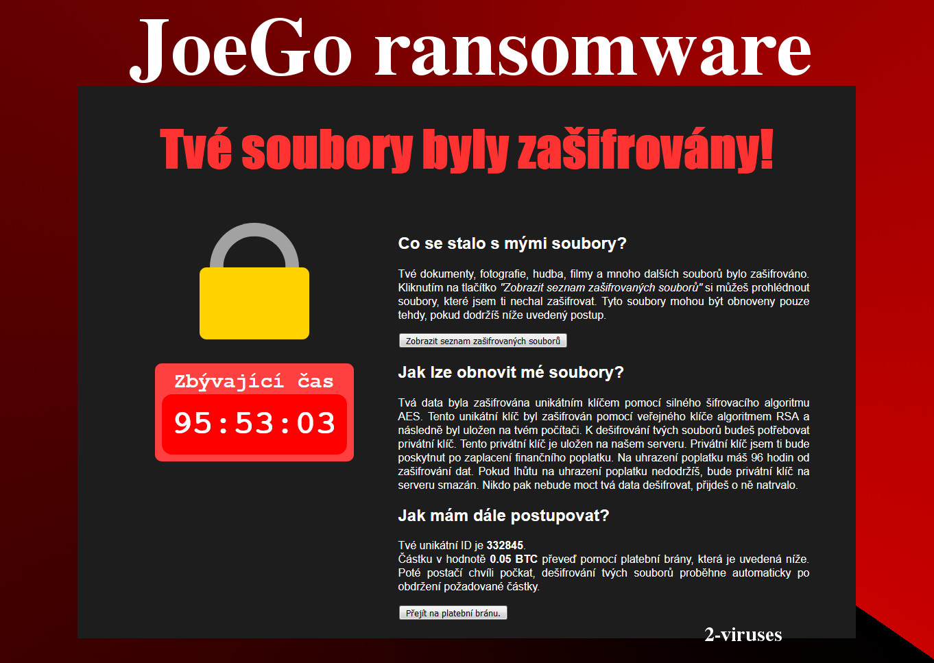 JoeGo Ransomware