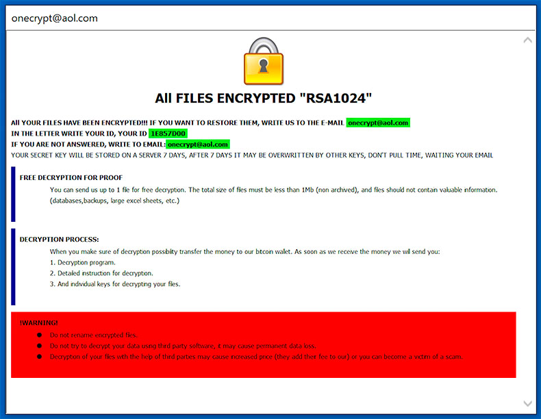 Good Ransomware