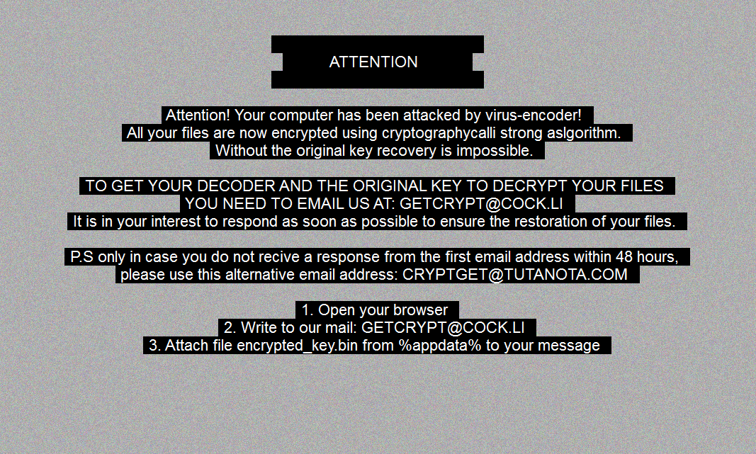 GetCrypt Ransomware