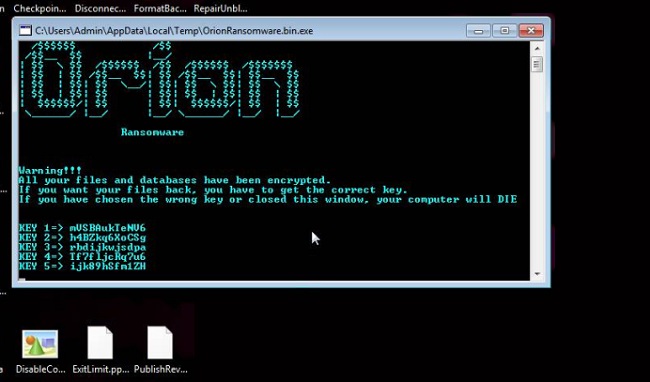 Orion Ransomware