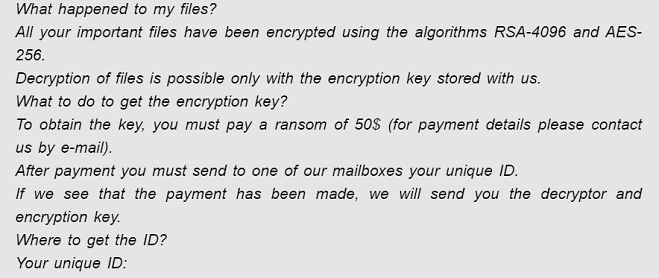 ShkolotaCrypt Ransomware