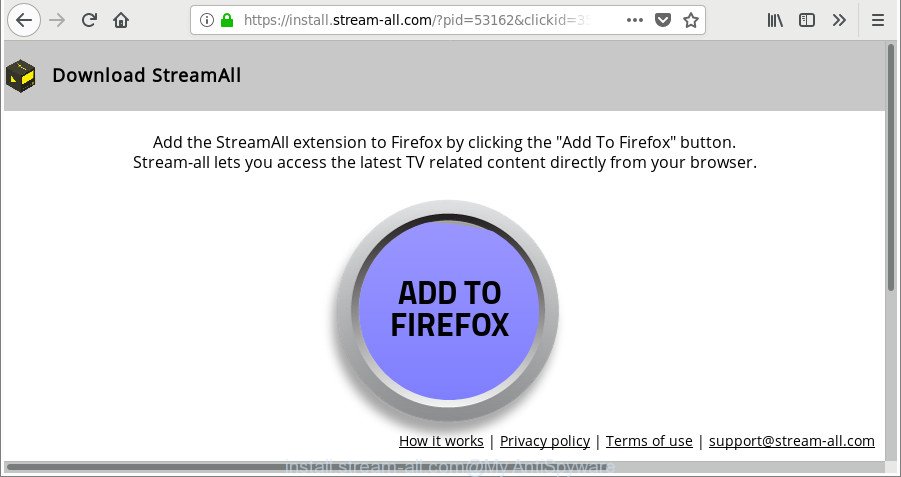 Install stream-all com Popups