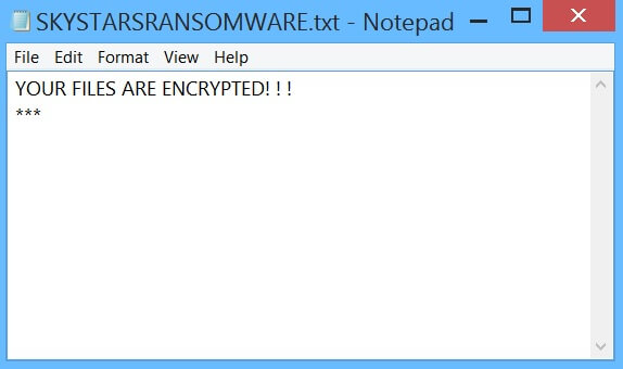 SkyStars Ransomware