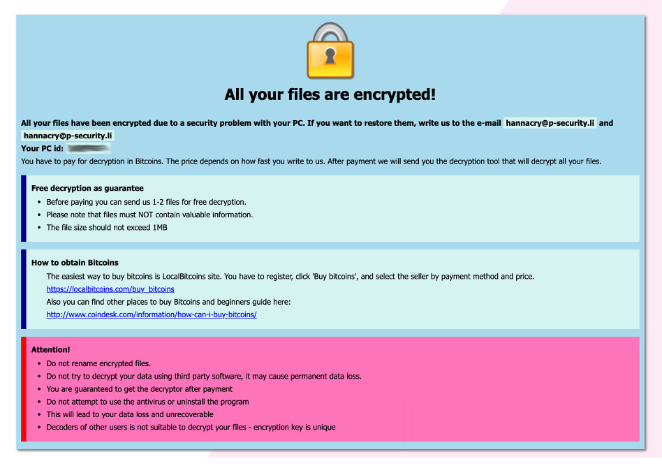 2k19cry Ransomware