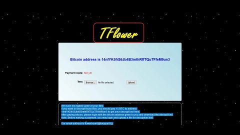 TFlower Ransomware CryptoMalware thumb