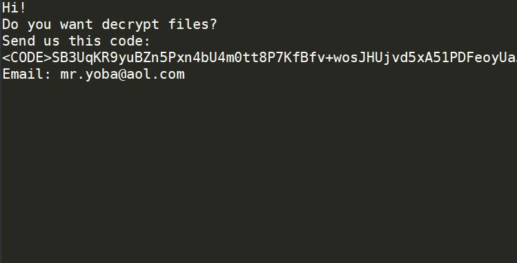 YobaCrypt Ransomware