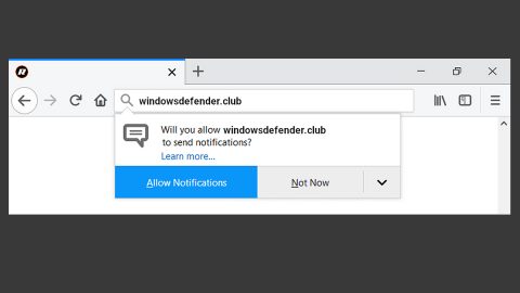 Windowsdefender.club Pop-up Ads thumb