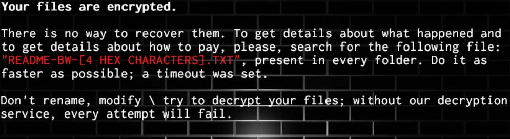 BWall Ransomware