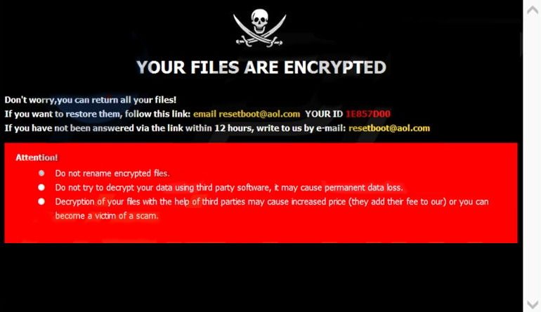 Eliminating Boot Ransomware Crypto-Malware