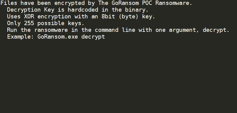 GoRansom PoC